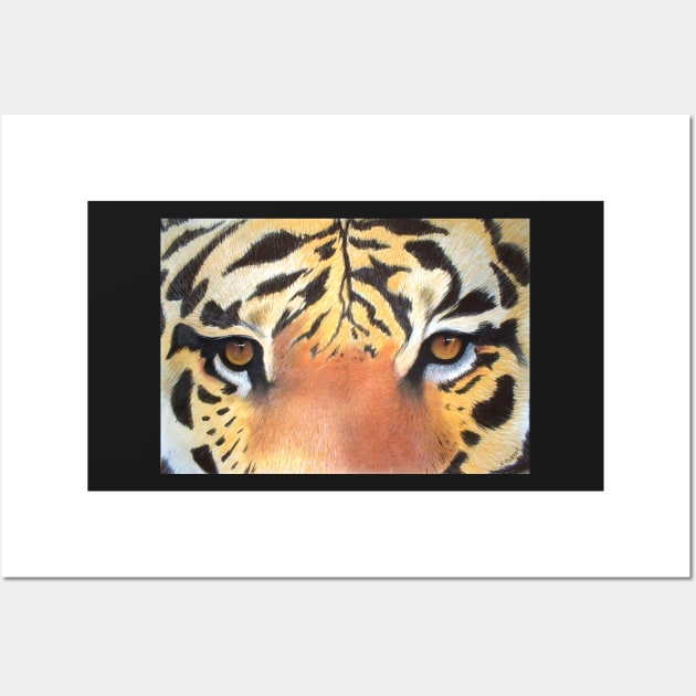 Tigers Eyes Wall Art by cheriedirksen